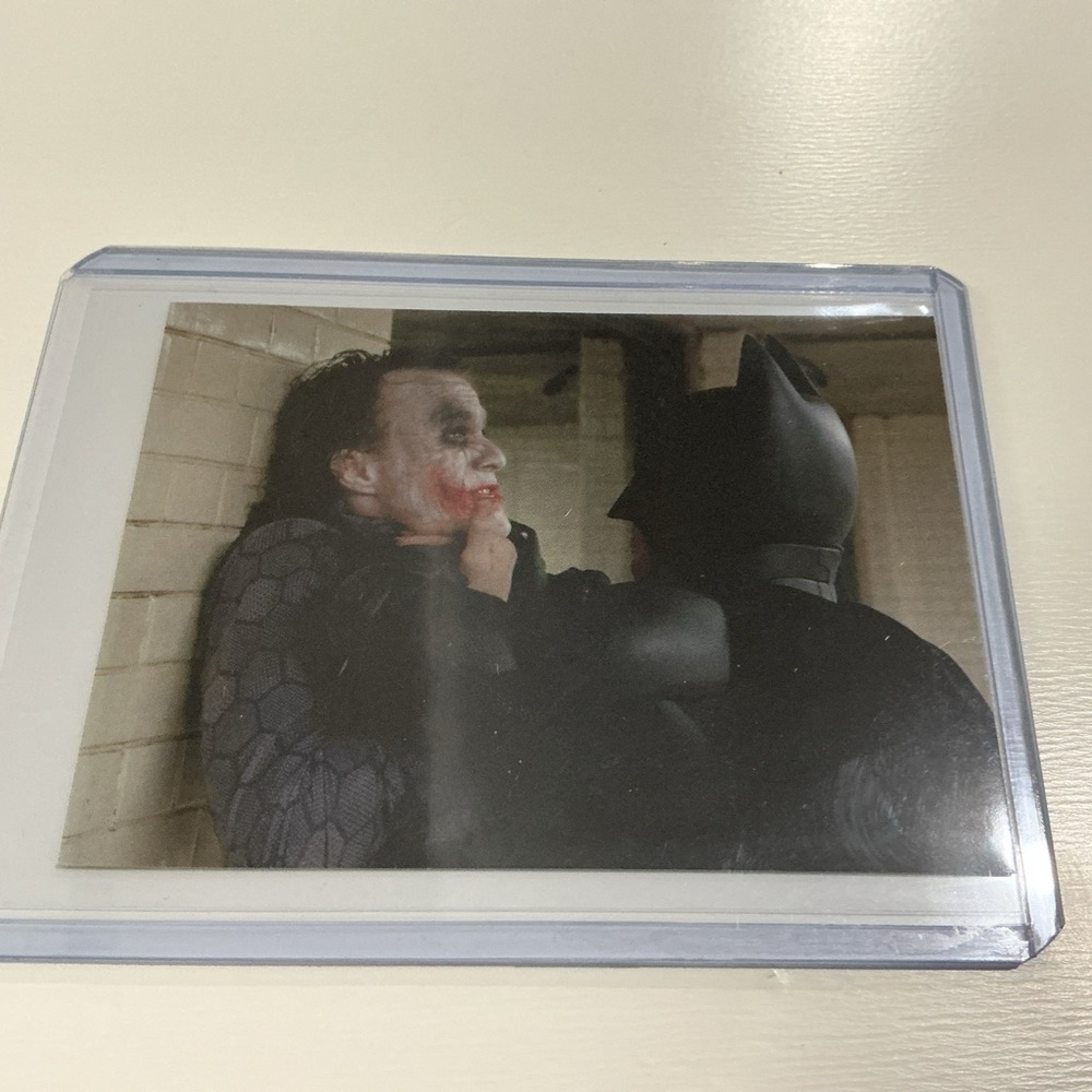 2008 PGM The Dark Knight JOKER #83 Heath Ledger Rookie Card RC Christian Bale